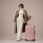 Champagne Pink Check-in M Suitcase